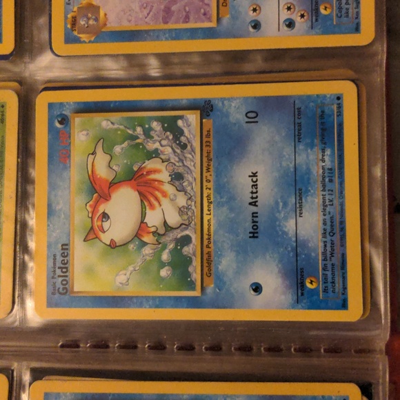 Pokemon Goldeen 1990s Trading Card 1995s Base Set - Picture 3 of 6